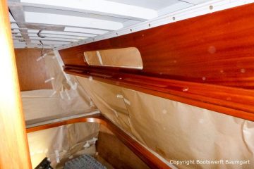 Refit des Innenraums einer Vilm 106 in der Bootswerft Baumgart in Dortmund